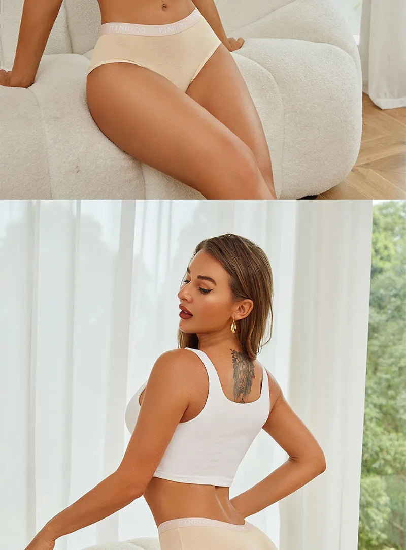 FINETOO 1Pcs Sexy Hip Lifting Triangle Pants Pure Cotton Triangle Pants Low Waist Underwear FINETOO Brand Underwear 8 Colors