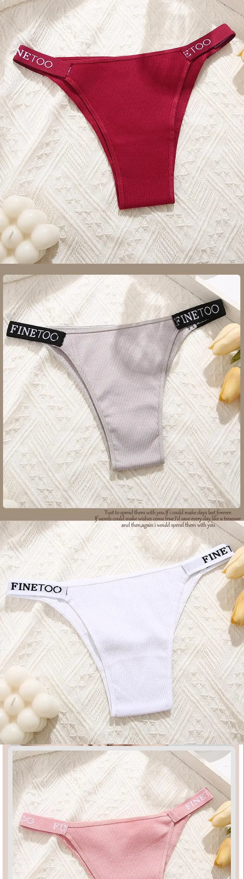 Maillard Cotton Brazilian Panties – Low-Rise Breathable Underwear for Women (M–XL, 9 Colors)