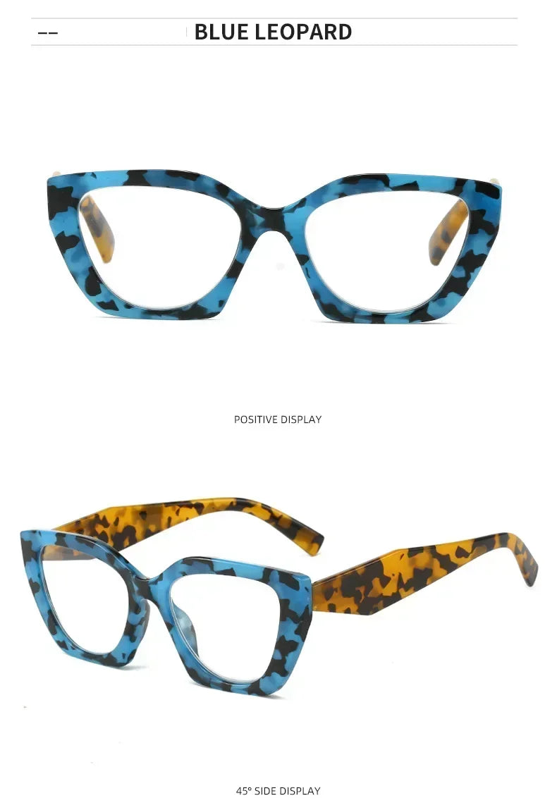 Cat Eye Reading Glasses | Colorful Frames | +1.00 to +4.00