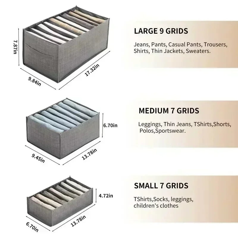 Clothes Organizer for Socks Home Separated Underwear Storage Box Bra Organizing Breathable Mesh Bag Foldable Laundry Basket