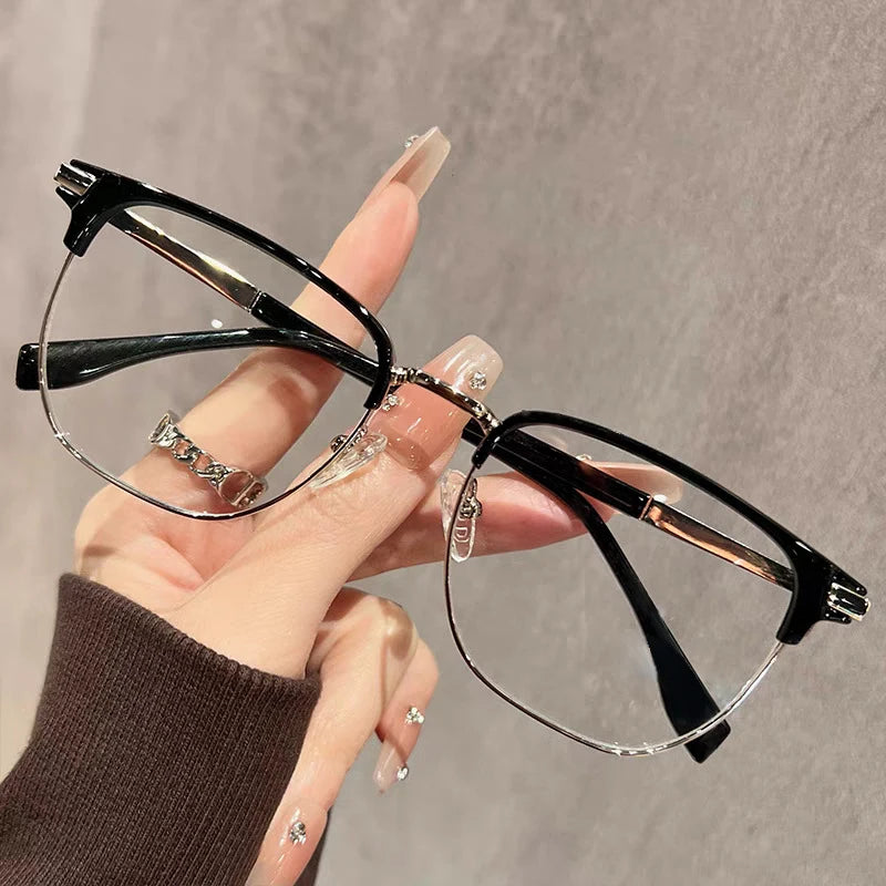 Square Metal Reading Glasses for Men & Women