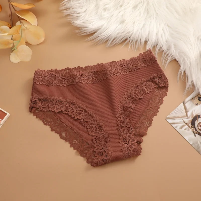 Cotton G-String Panties – Soft Mid-Rise Sexy Underwear for Women (S–XL, 10 Colors)