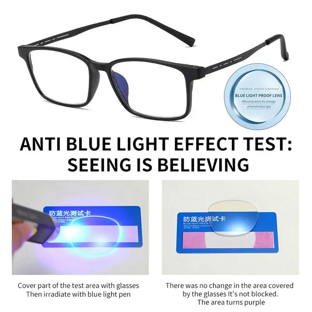 Rectangle Reading Glasses | Black & Matte Black, +1.00 to +4.00