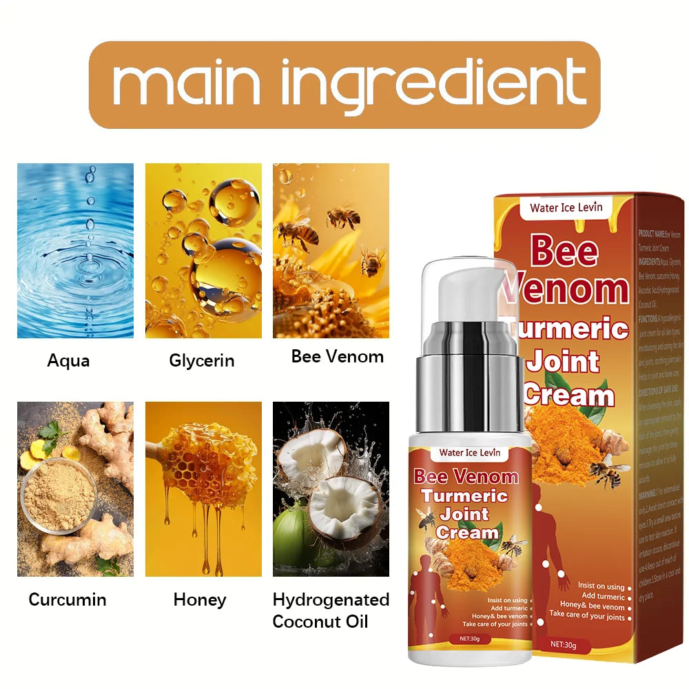 Bee Venom Body Moisturizing Cream – Honey, Glycerin & Vitamin C | Hypoallergenic Daily Lotion