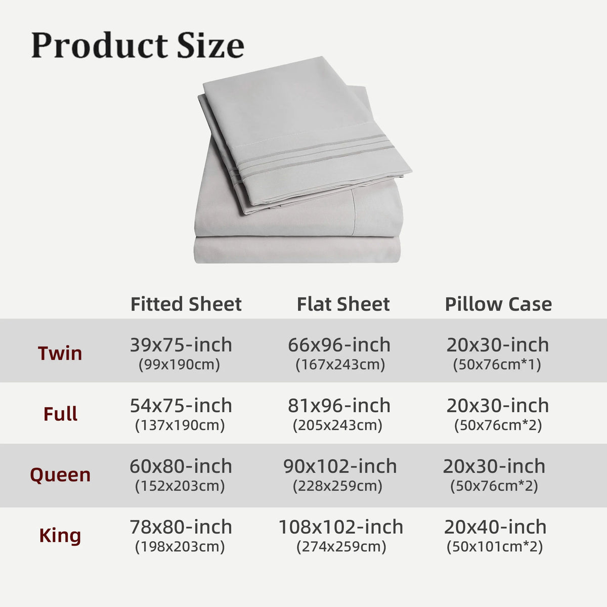 4-Piece Brushed Microfiber Bed Sheet Set with Deep Pockets