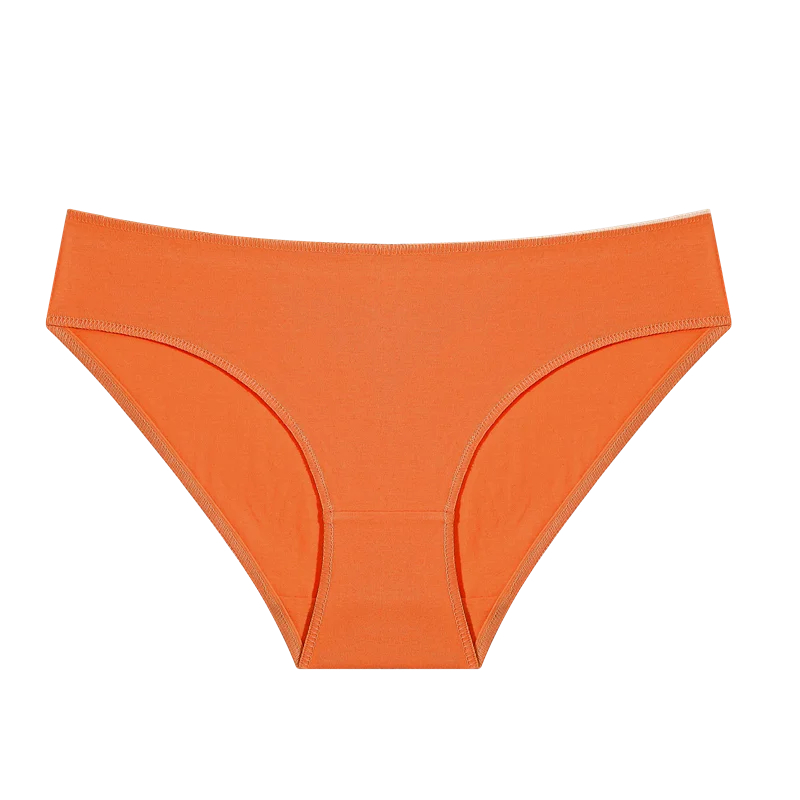 3-Pack Cotton Low-Rise Briefs – Breathable Lace-Trim Underwear for Women (S–XL, 20 Color Sets)