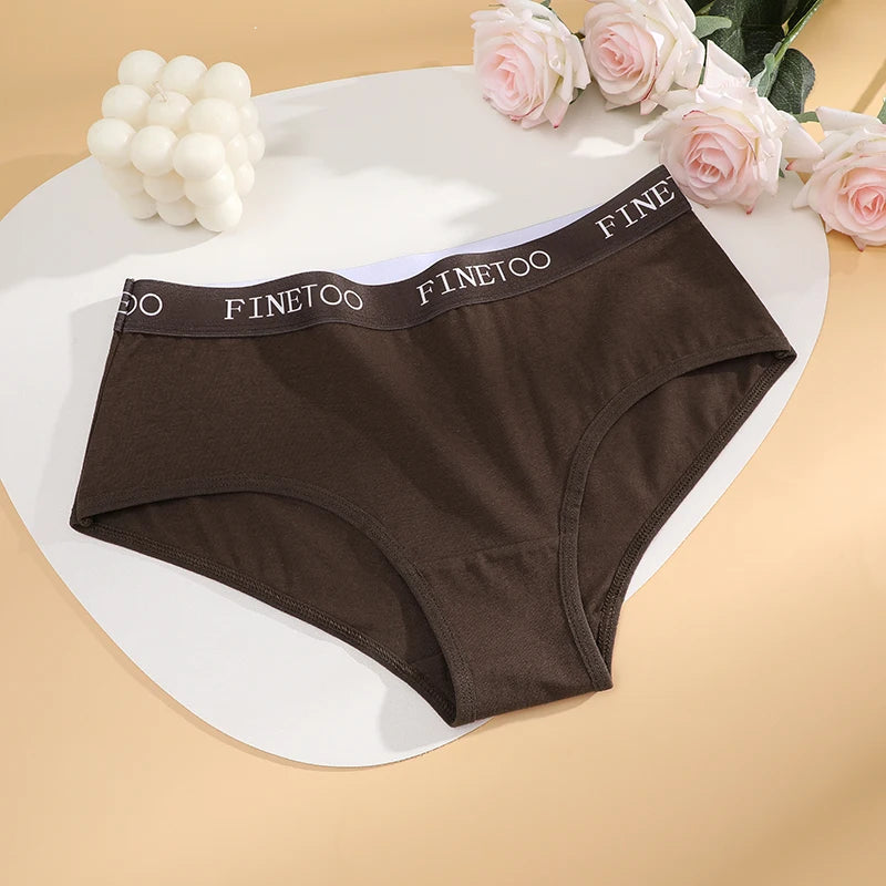 FINETOO 1Pcs Sexy Hip Lifting Triangle Pants Pure Cotton Triangle Pants Low Waist Underwear FINETOO Brand Underwear 8 Colors