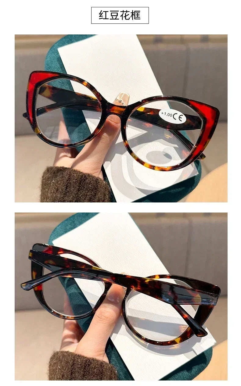 Cat-Eye Photochromic Myopia Glasses | Five Frame Colors