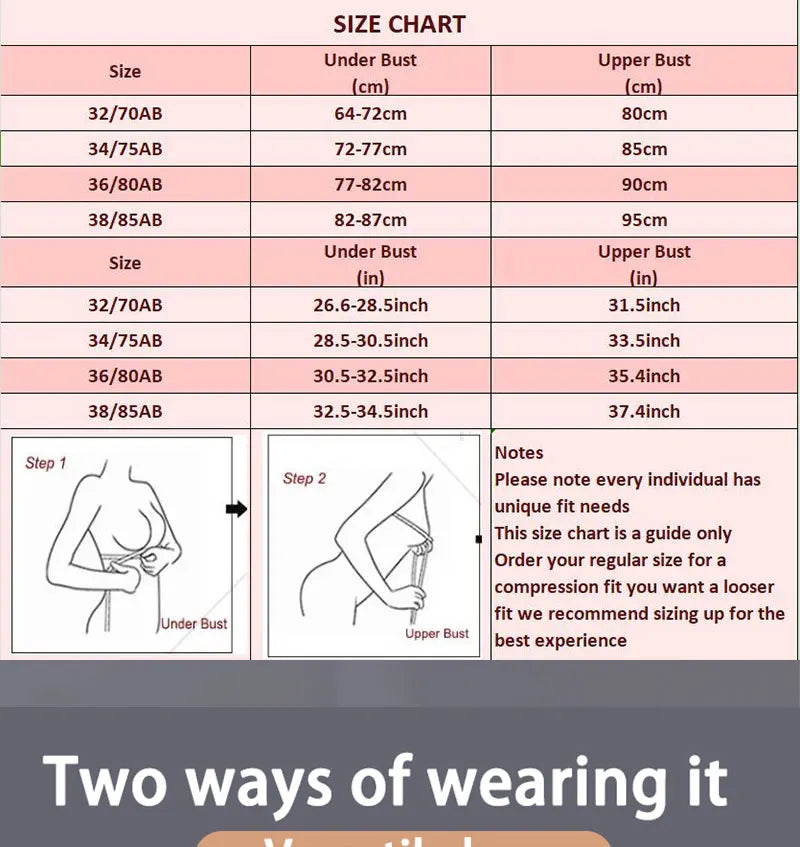 FINETOO 1PCS Women's Push-up Strapless Bras Front Buckle Brassiere Sexy Girls Small Chest Underwear Front Closure Sexy Bra