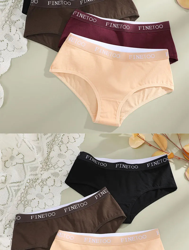 FINETOO 1Pcs Sexy Hip Lifting Triangle Pants Pure Cotton Triangle Pants Low Waist Underwear FINETOO Brand Underwear 8 Colors