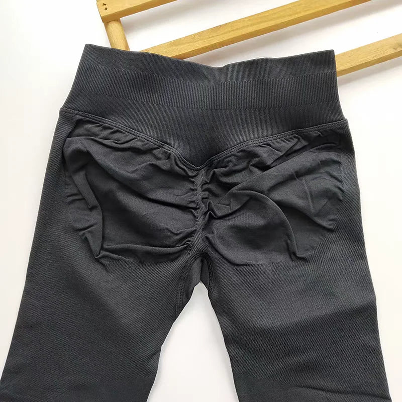 Women's High Waist Seamless Gym Yoga Leggings Push-Up Sport Tights High Elastic Fitness Running Pants Hip Lift Gym Pilates Wear