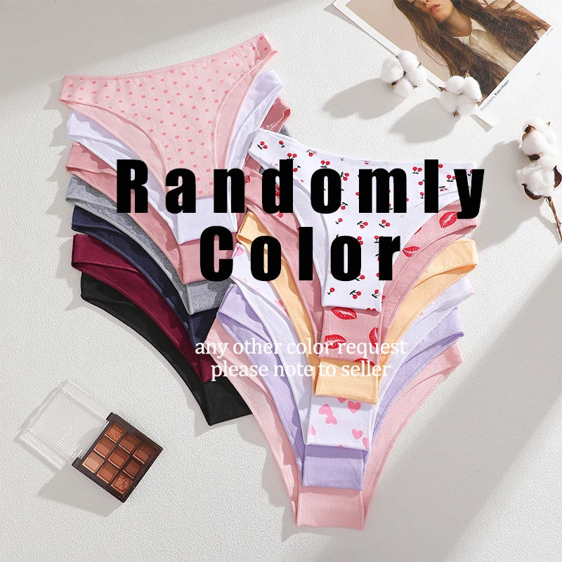 4-Pack Cotton Low-Rise Briefs – Soft Breathable Everyday Underwear for Women (M–2XL, 19 Color Sets)
