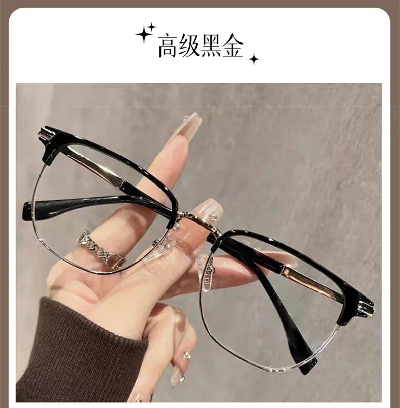 Square Metal Reading Glasses for Men & Women