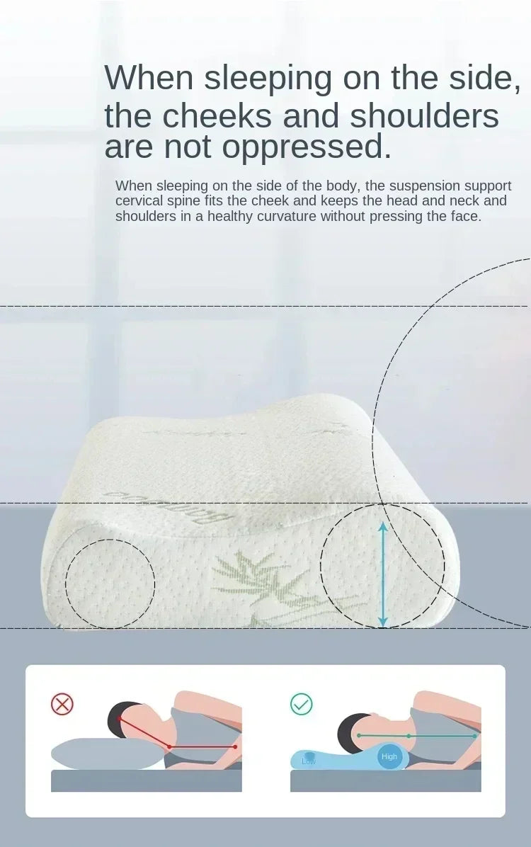 Sleep Support Pillow, Multiple Sizes, White