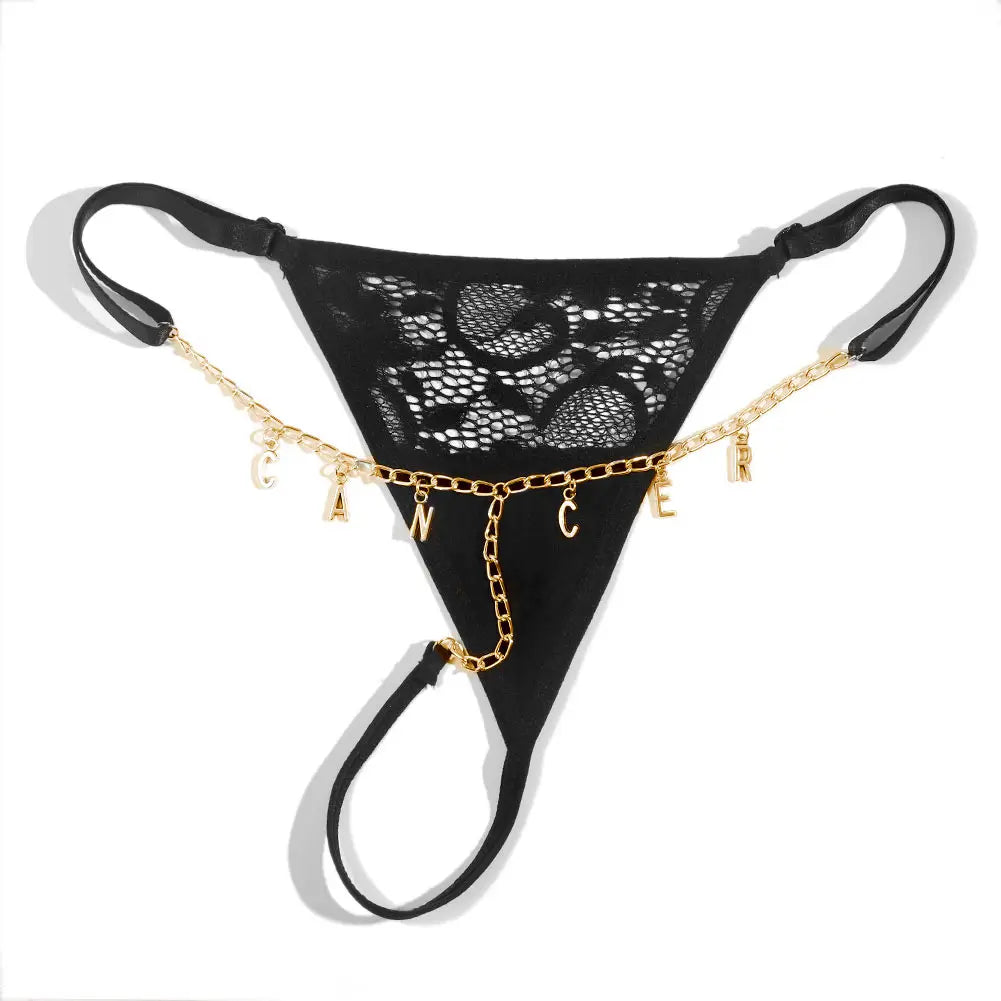 Personalized Name Alphabet Waist Body Chain — Crystal Letter Body Jewelry
