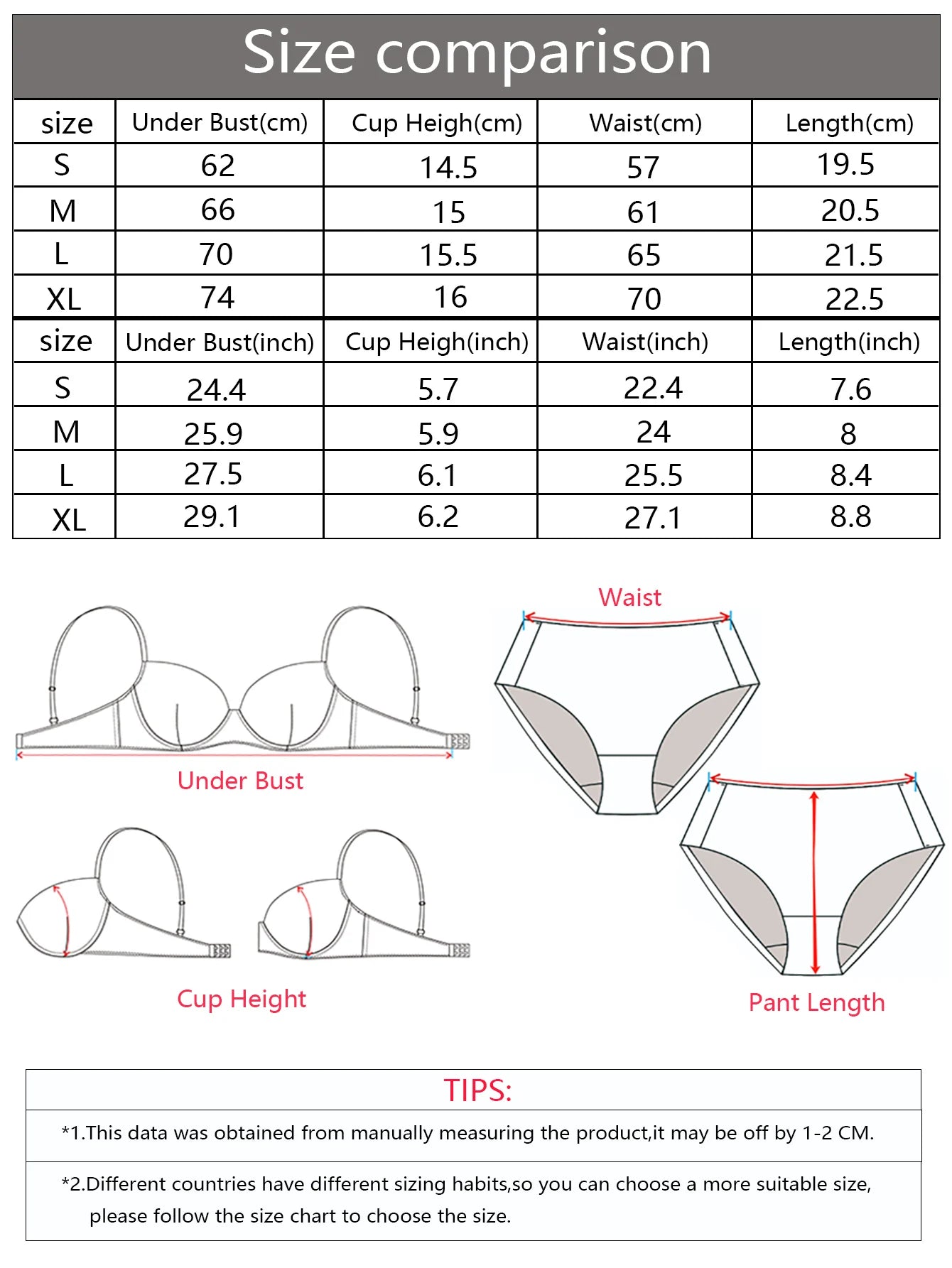 Lace Push-Up Bra & Bikini Brief Set — Underwire Floral Lace | Women's Lingerie