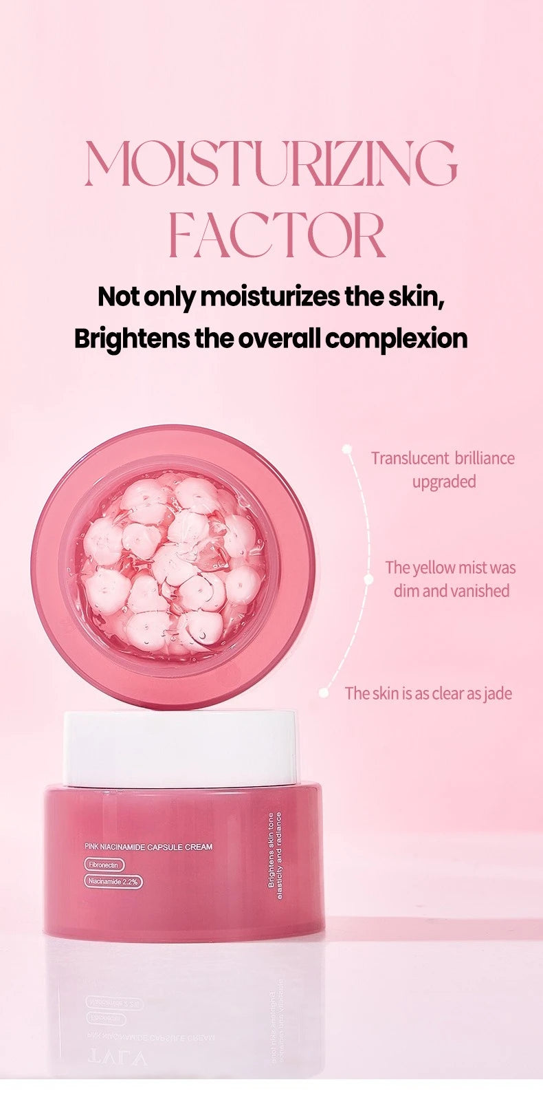 JAYSUING Pink Collagen PDRN Capsule Cream with Niacinamide