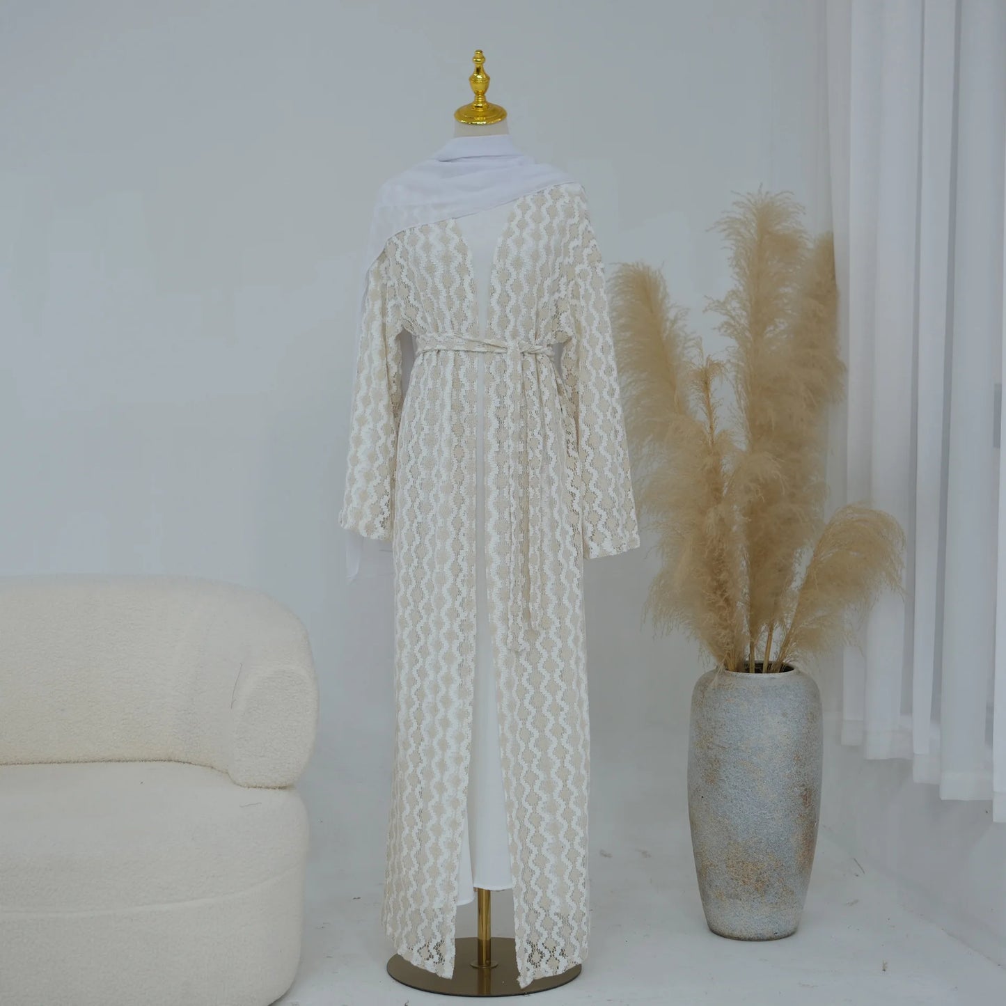 Luxury Dubai Modest Abaya Dress for Muslim Women Eid Islamic Holiday Party Outerwear Elegant Arabic Cardigan Coat Turkey Kaftan