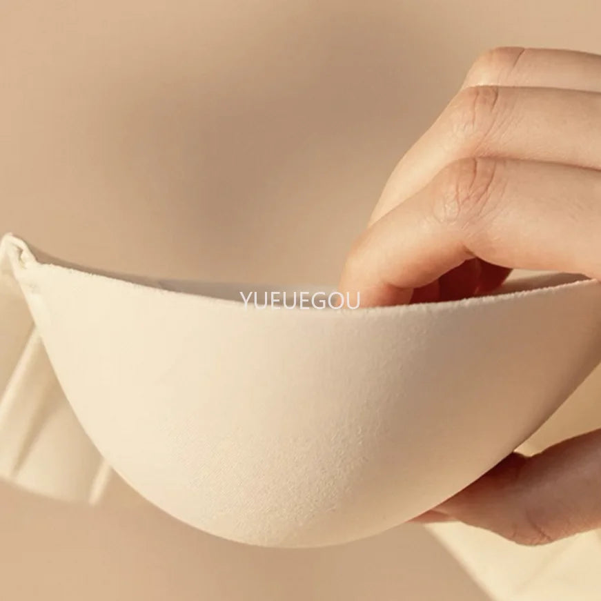 Women's 10CM Extreme Push Up Strapless Bra | Front Closure Anti-Slip Lift for AA-B Cup | No Side Bulge Seamless Invisible Bra for Small Chest (32–38 / 70–85)