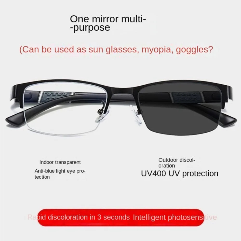 Unisex Nearsighted Glasses | Standard or Photochromic, -1.00 to -4.00