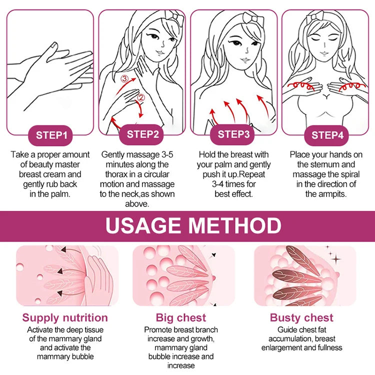 Moisturizing Bust Massage Oil – 10ml, Single & Multipack Options