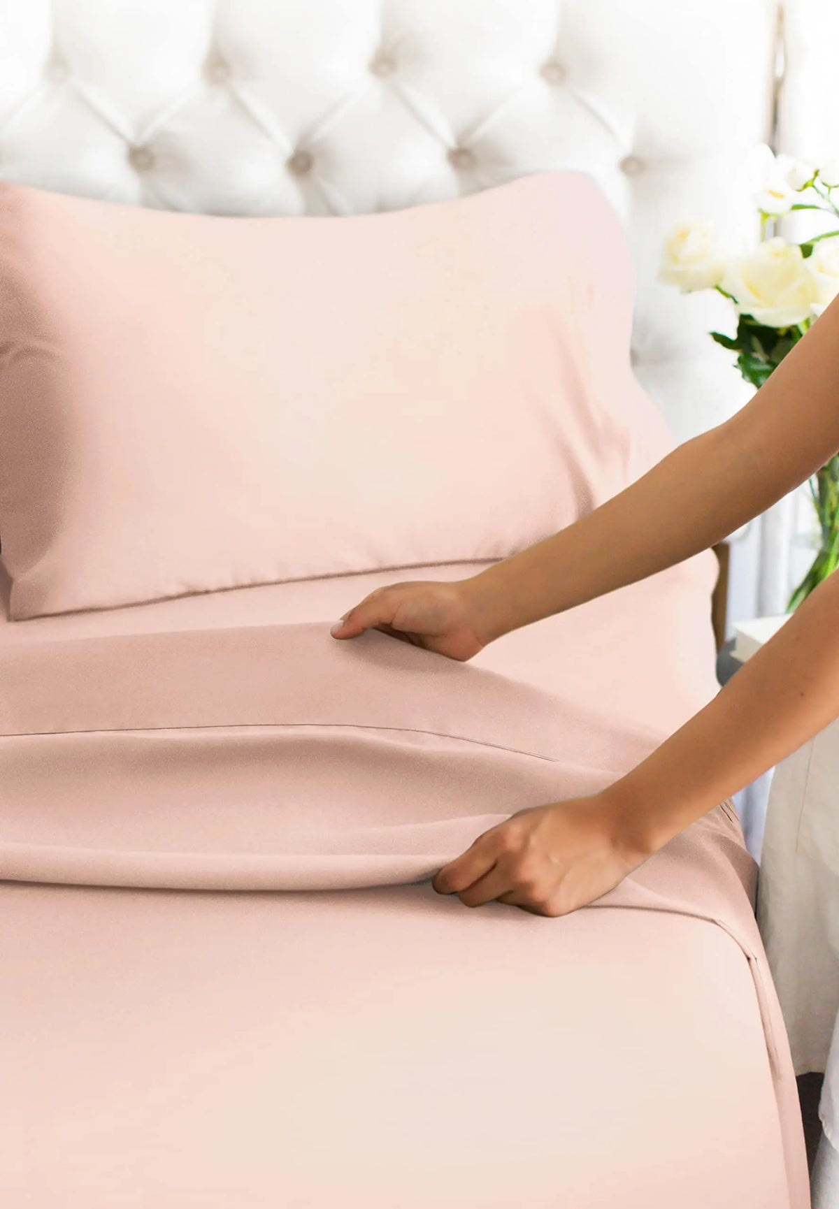 4-Piece Brushed Microfiber Bed Sheet Set with Deep Pockets