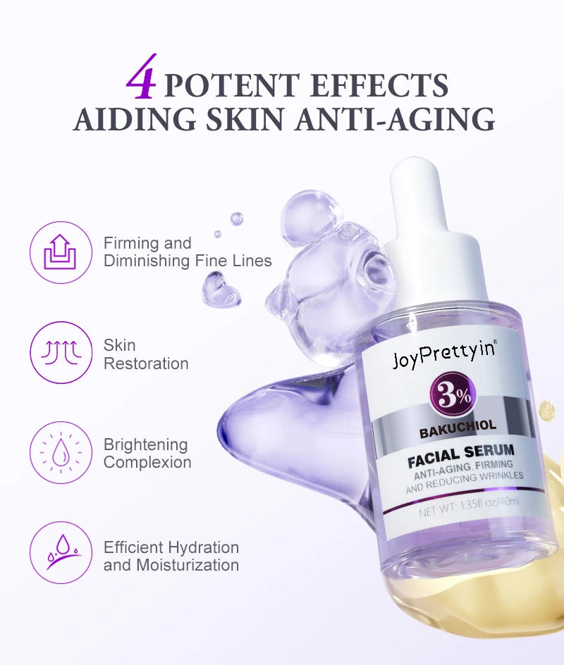 Retinol & Bakuchiol Anti-Aging Face Serum – Wrinkle Repair, Brightening & Deep Hydration