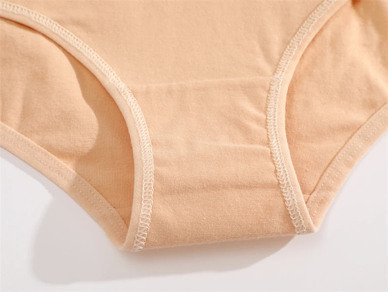 6-Pack Cotton Logo Waistband Bikini Briefs — Low-Rise Breathable Sport Panties