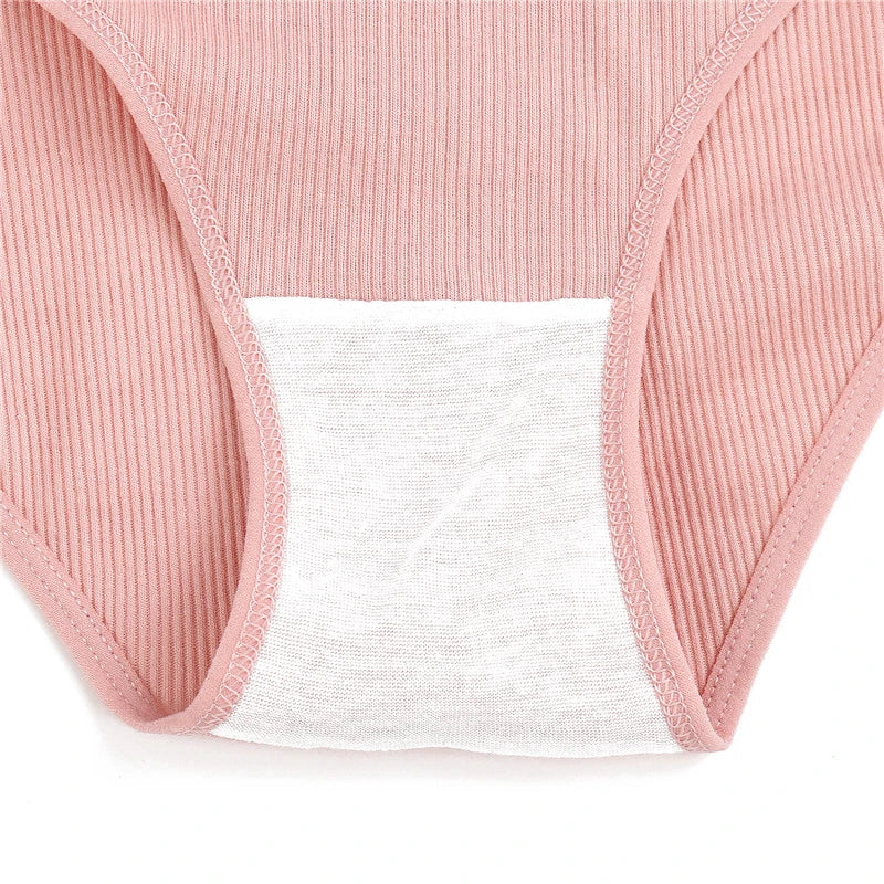 3-Pack Plus Size Cotton Brief Panties – Soft Low-Rise Everyday Underwear for Women (M–4XL, 18 Color Sets)