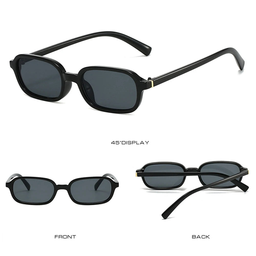 Small Rectangle Sunglasses | Retro Color Options
