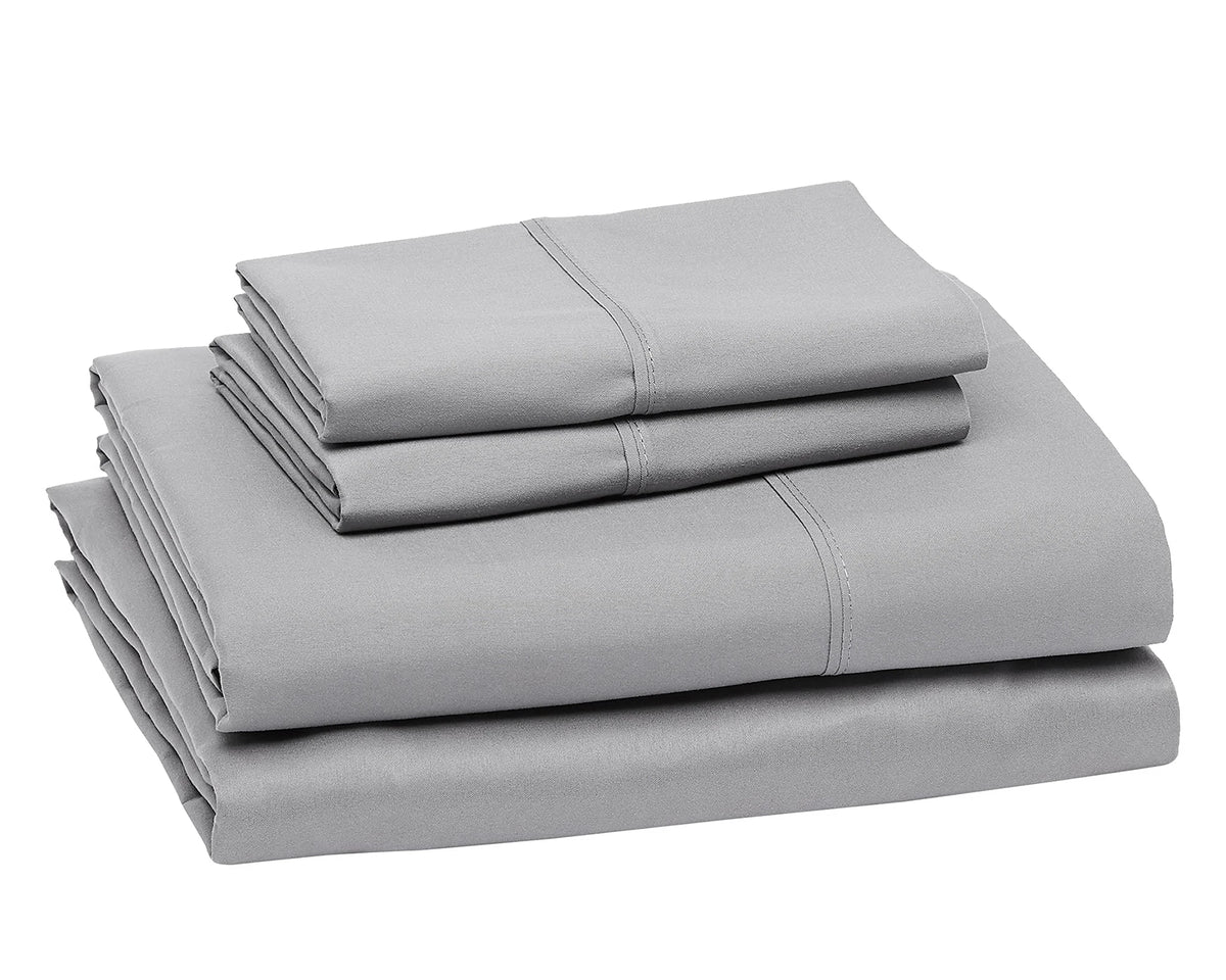 4-Piece Microfiber Sheet Set with Deep Pocket Fitted Sheet