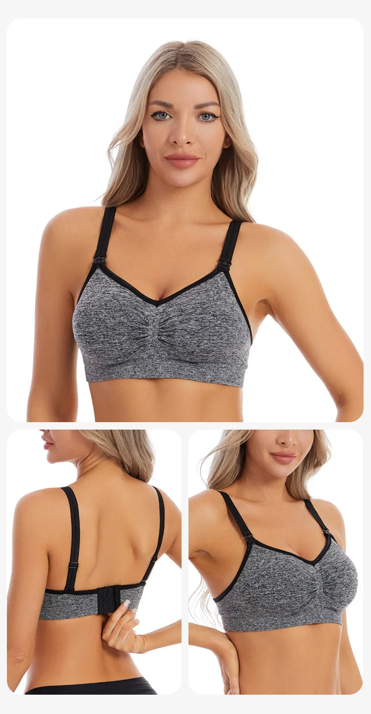 Maternity Nursing Bras Cotton Breastfeeding Pregnant Women Pregnancy Underwear Breast Feeding Bra Clothing Lactancia