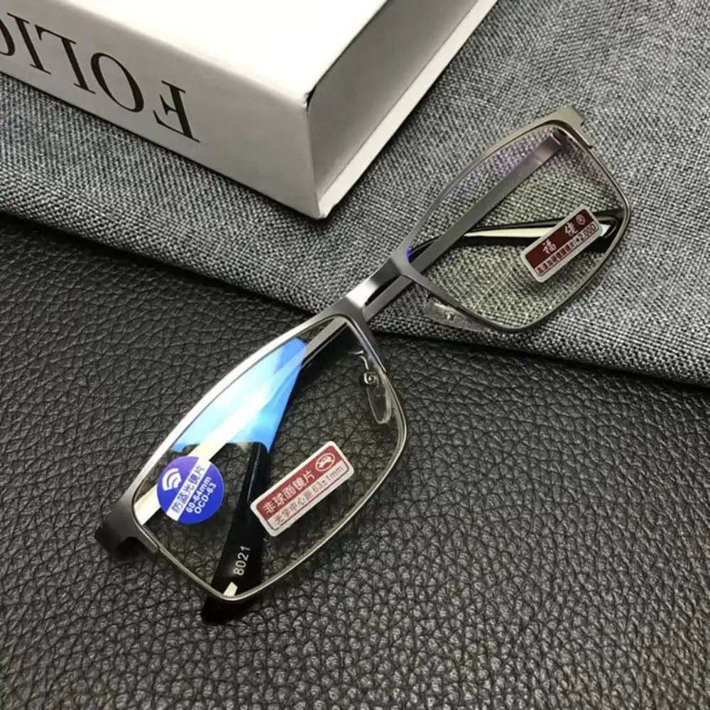 Unisex Rectangle Reading Glasses | Clear Lenses, +1.00 to +4.00