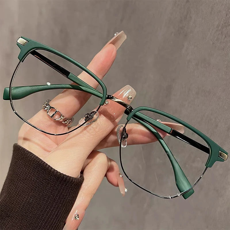Square Metal Reading Glasses for Men & Women