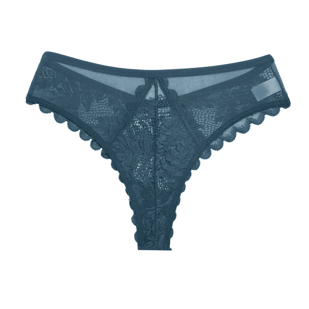 Women's Mesh Lace G-String Thong | Sheer Patchwork Sexy Underwear (S–XL)