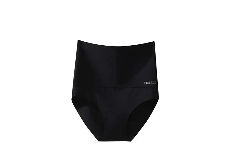 FINETOO Seamless High Waist Panties Women's Abdomen Hip Lift Briefs Body Shaping Lingerie Pants Plus Size Breathable Underwear
