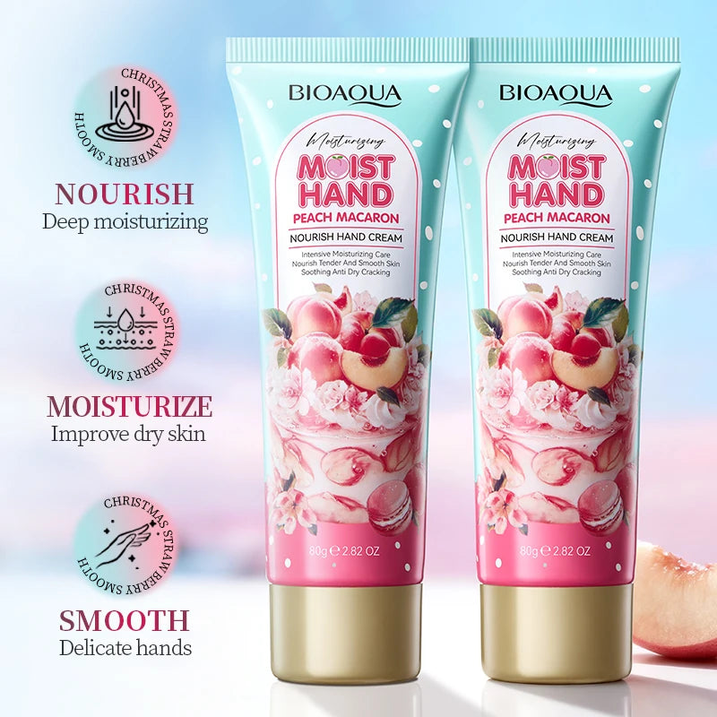 BIOAQUA Moisturizing Hand Cream – 80g, Four Scent Options