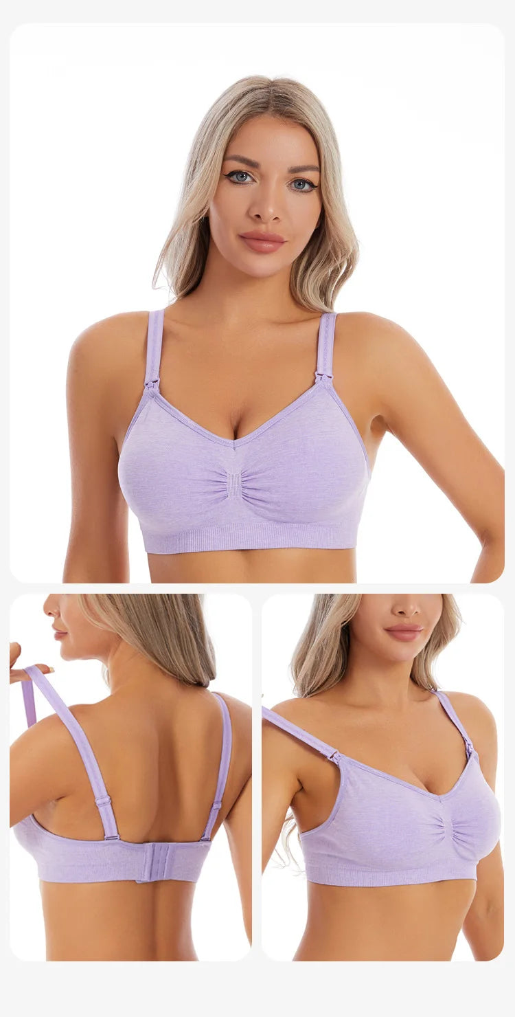 Maternity Nursing Bras Cotton Breastfeeding Pregnant Women Pregnancy Underwear Breast Feeding Bra Clothing Lactancia