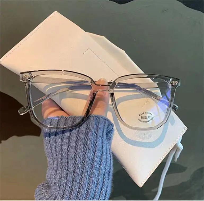 Clear & Gradient Square Glasses | Myopia Lens Options