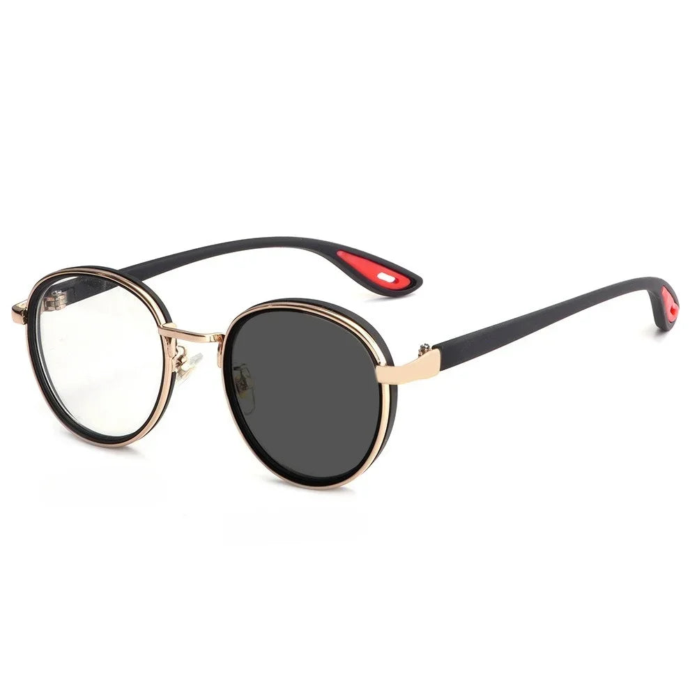Round Progressive Photochromic Reading Glasses | +1.00 to +4.00