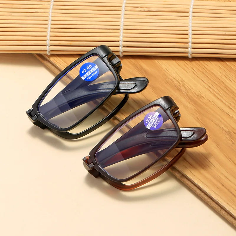 Square Reading Glasses | Folding & Standard Frame Options