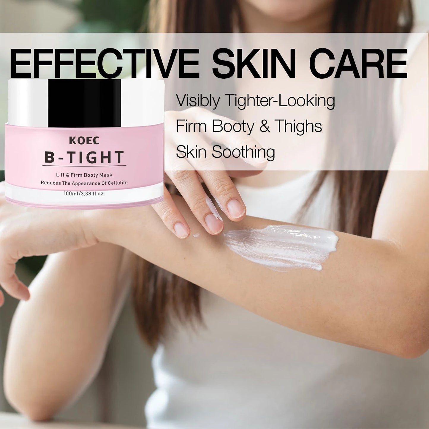 Butt Lift & Firming Cream – Tighten, Tone & Reduce Cellulite on Booty & Thighs (100ml)