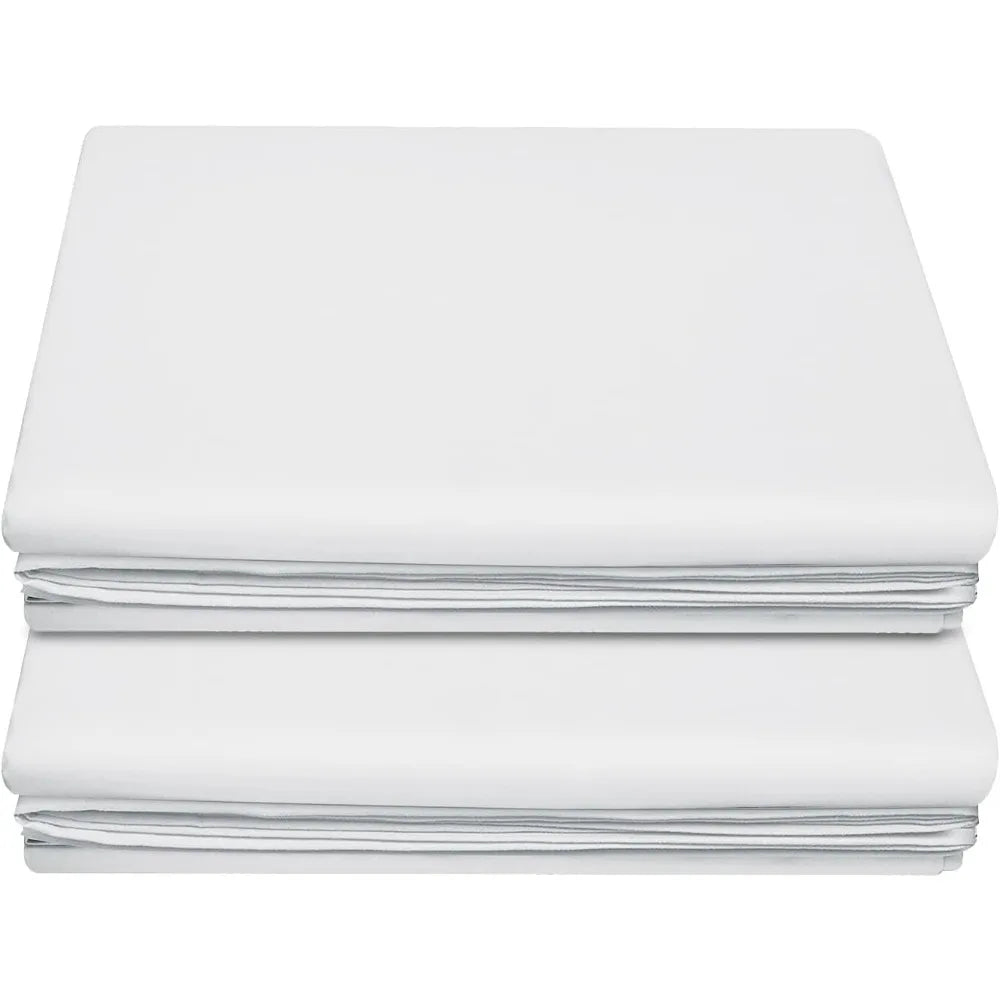 Soft Polyester Flat Sheet with 4-Inch Hem