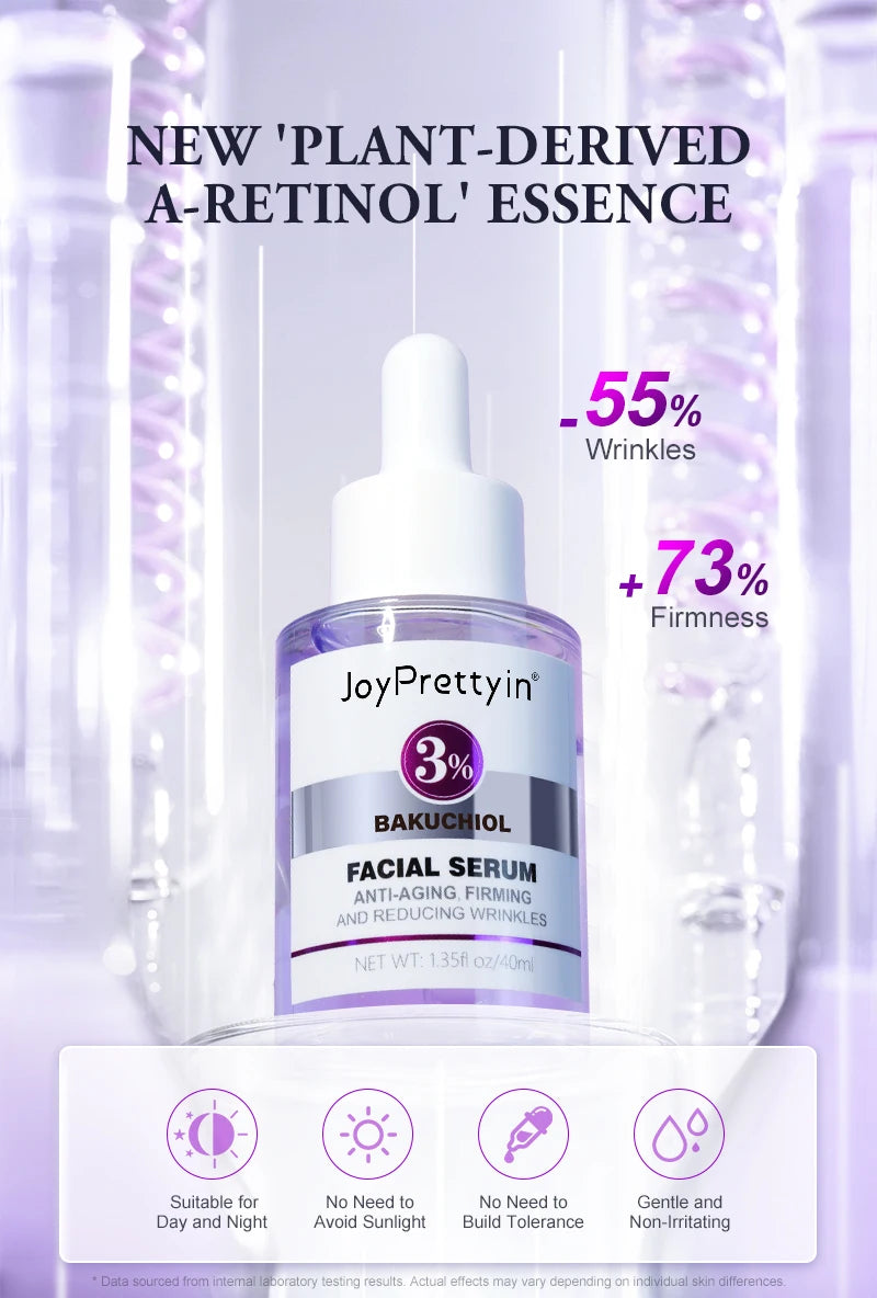 Retinol & Bakuchiol Anti-Aging Face Serum – Wrinkle Repair, Brightening & Deep Hydration