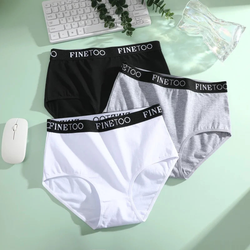 6-Pack Seamless Cotton Brief Panties – Breathable Low-Rise Underwear for Women (S–2XL, 10 Color Sets)