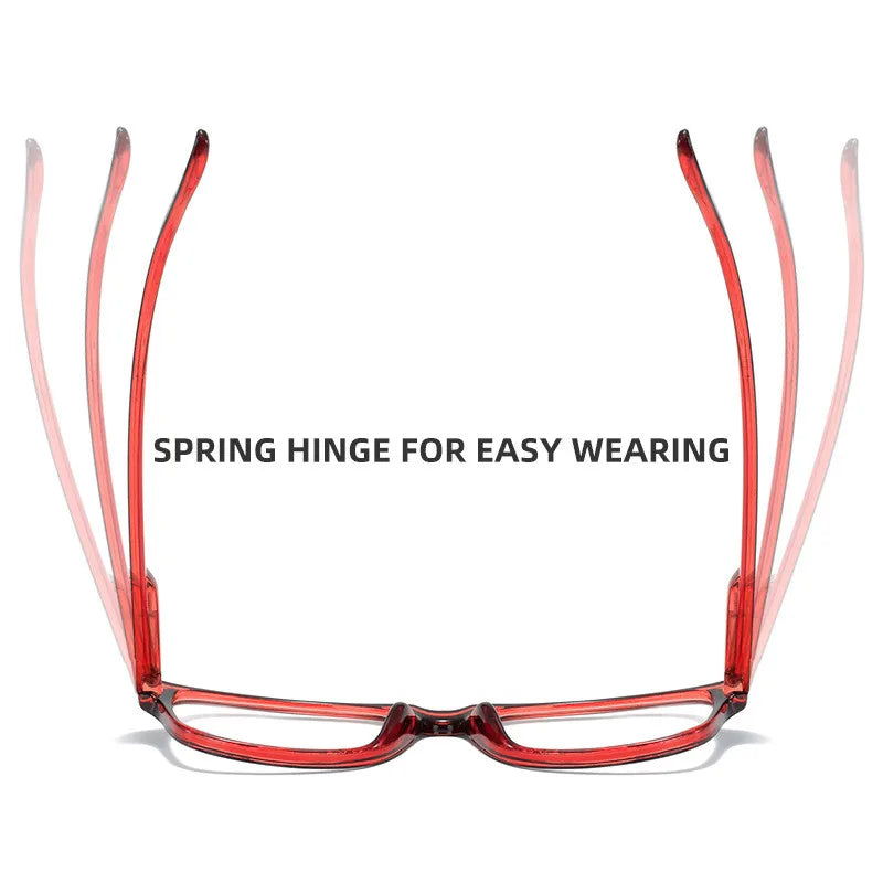 Square Reading Glasses | 4 Frame Colors, +1.00 to +4.00