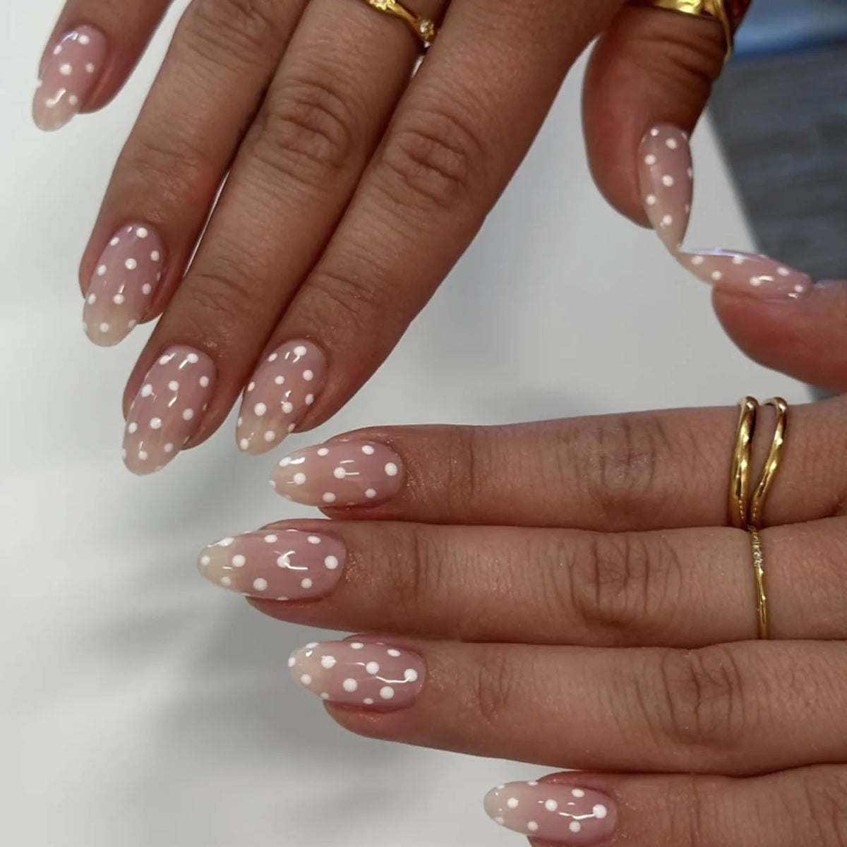 French Almond Press-On Nails – Leopard Print & 3D Bow Designs, 24 Pieces