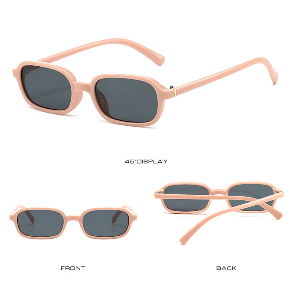 Small Rectangle Sunglasses | Retro Color Options