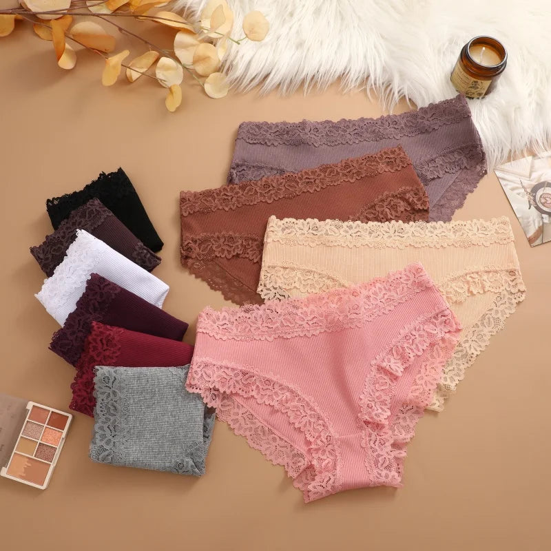 Cotton G-String Panties – Soft Mid-Rise Sexy Underwear for Women (S–XL, 10 Colors)