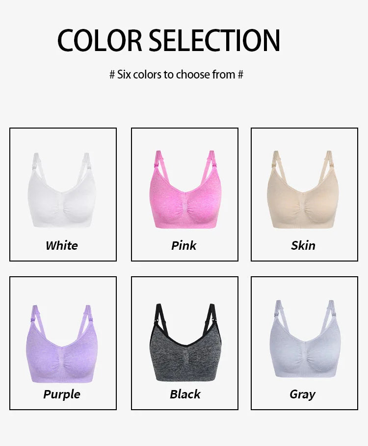 Maternity Nursing Bras Cotton Breastfeeding Pregnant Women Pregnancy Underwear Breast Feeding Bra Clothing Lactancia